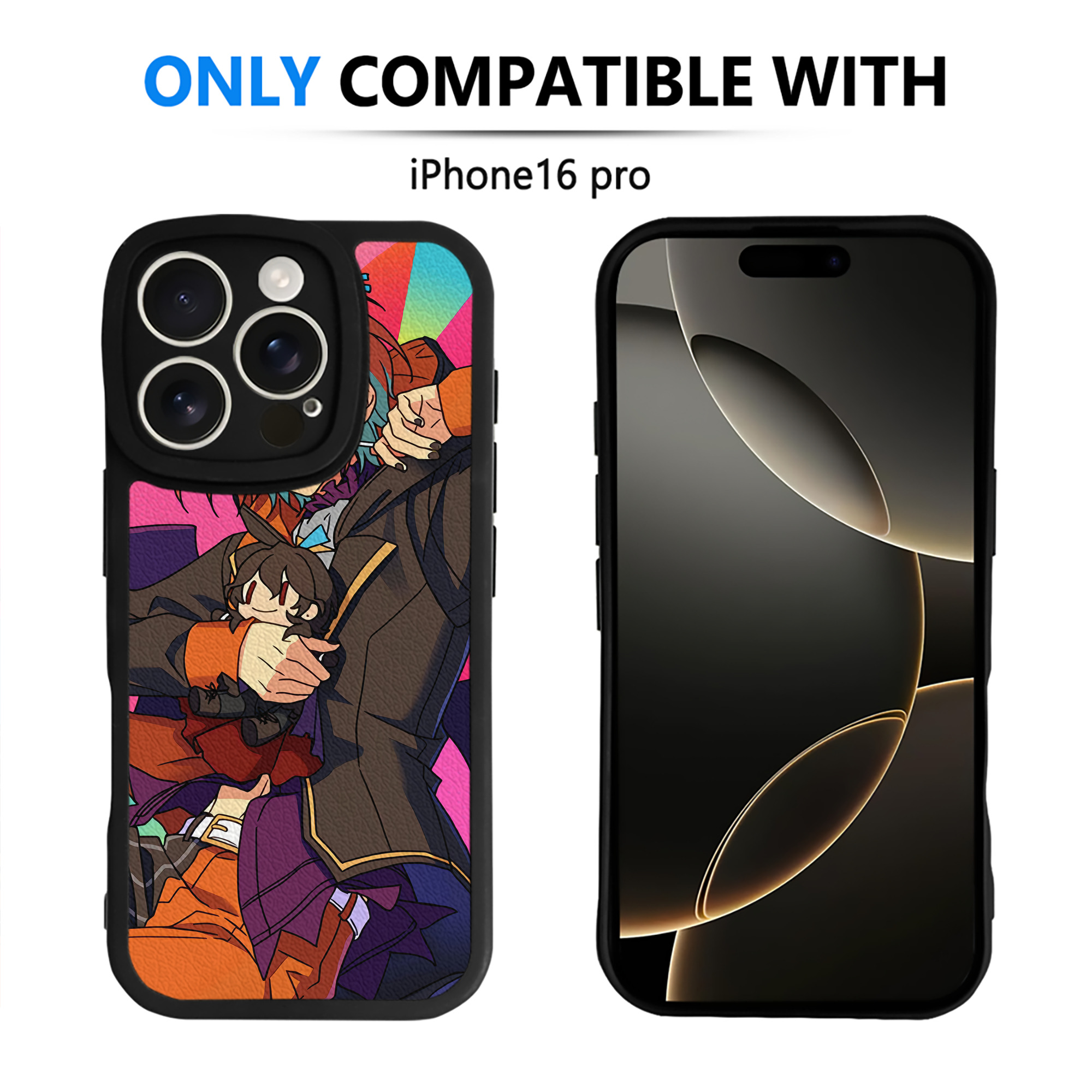 （画像用） あんさんぶるスターズ! Ensemble Stars 【iPhone 16シリーズ対応】シリコンスマホケース（レザー調） 材質：シリコン
